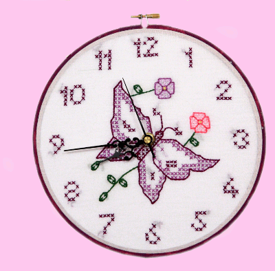 (image for) 77415 Butterfly Clock - Click Image to Close